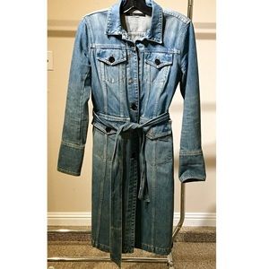 marc jacobs denim trench